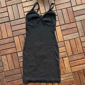 ⚡️EUC⚡️Wild Fable - Black Lace Trim Slip Dress - XS